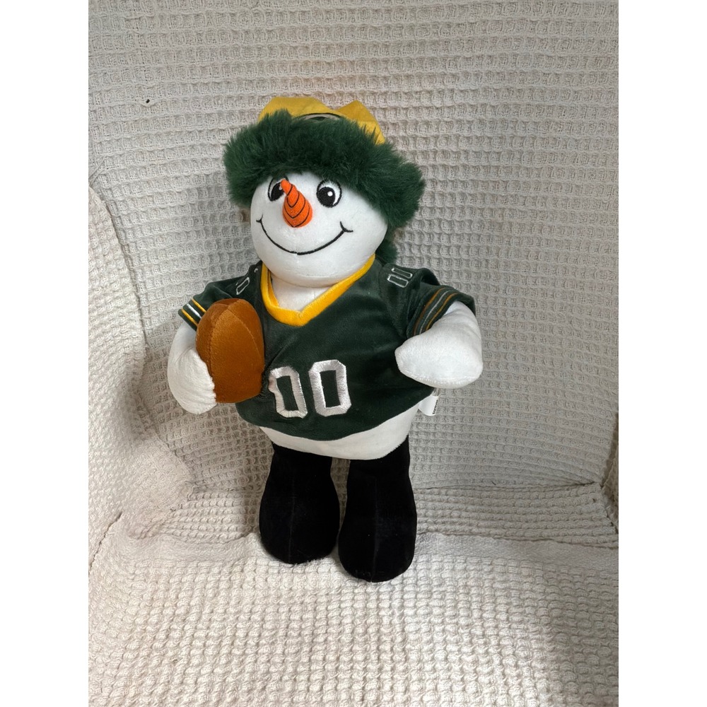Sporty Unisex Forever Collectibles Green‎ Bay Packers Snowman Plush OS Green